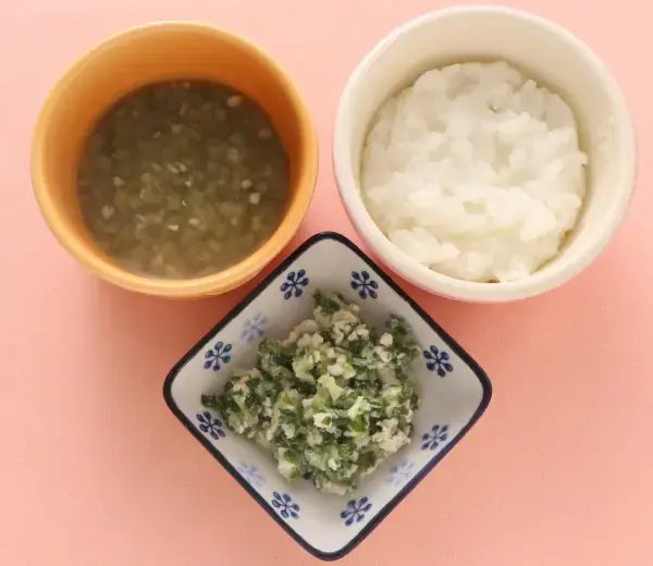 鶏肉と水菜のレンジ蒸し