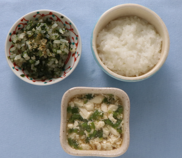 豆腐とピーマンのとろみ煮