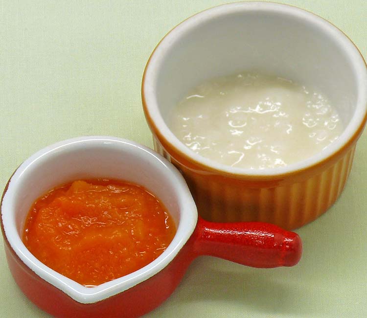 玉葱と人参のすりつぶし