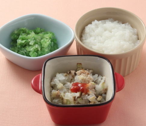 ひき肉と野菜のチーズ焼き
