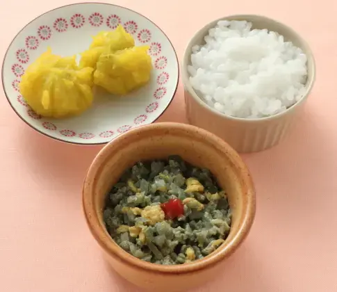 野菜の卵あえ