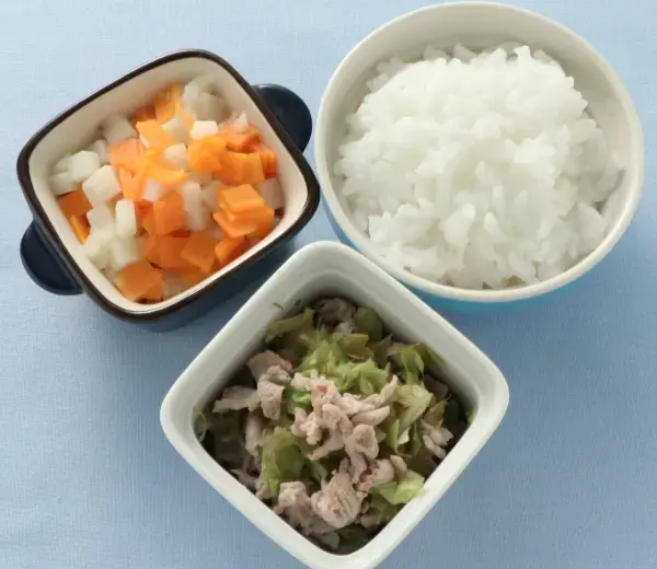 ゆで豚とレタスのあえもの