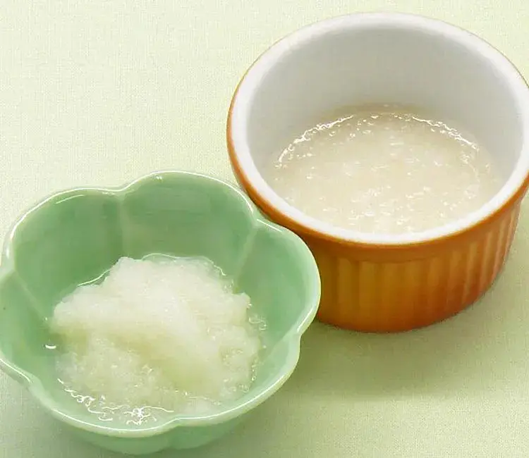 大根のすりつぶし