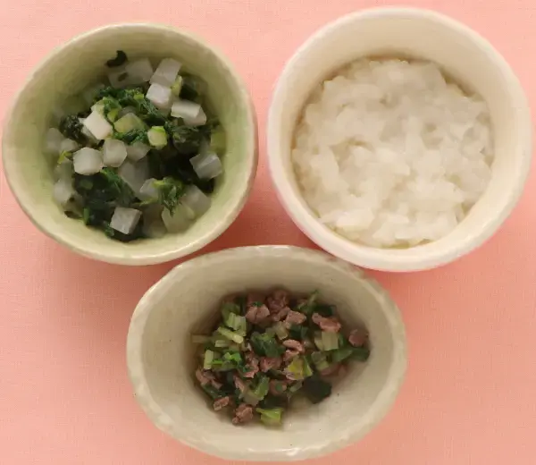 牛肉と水菜の煮もの