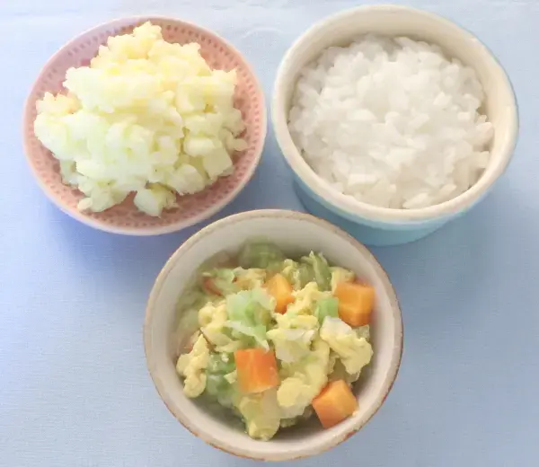 野菜の卵とじ
