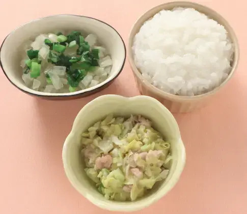豚肉とキャベツのレンジ蒸し