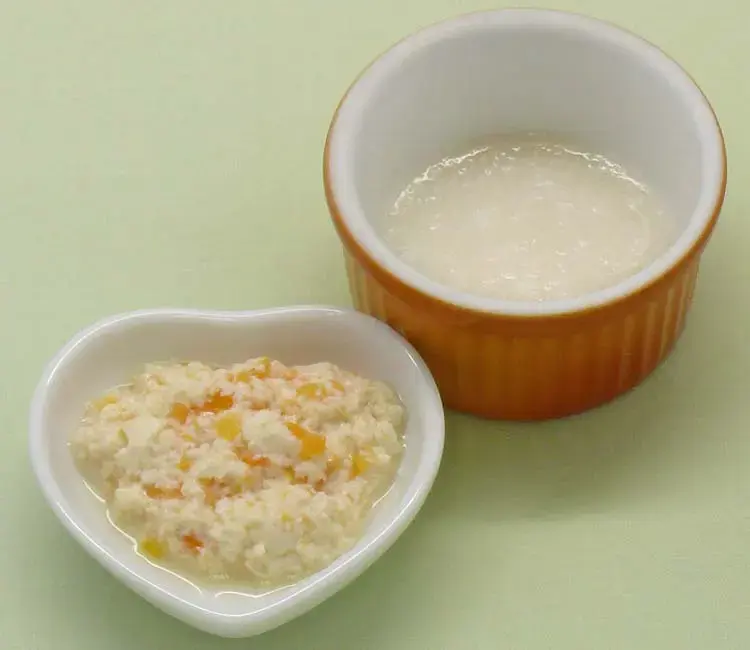 豆腐と人参のすりつぶし