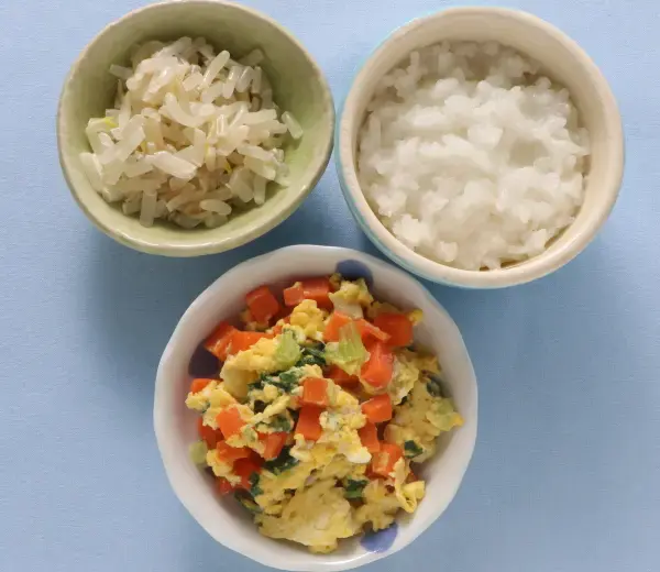 野菜の卵とじ もやしのマヨあえ