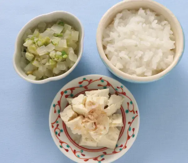 くずし豆腐 白菜と大根のやわらか煮