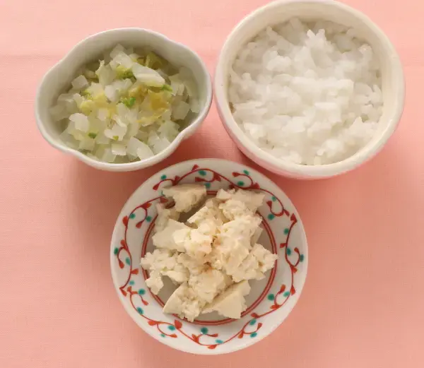 くずし豆腐 白菜と大根のやわらか煮