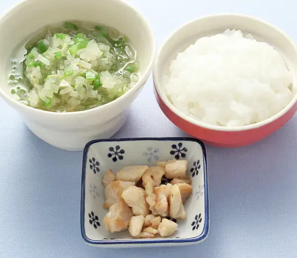 ころころチキン 野菜スープ
