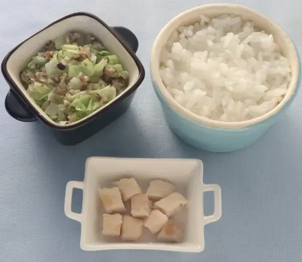 ころころチキン 野菜のレンジ蒸し