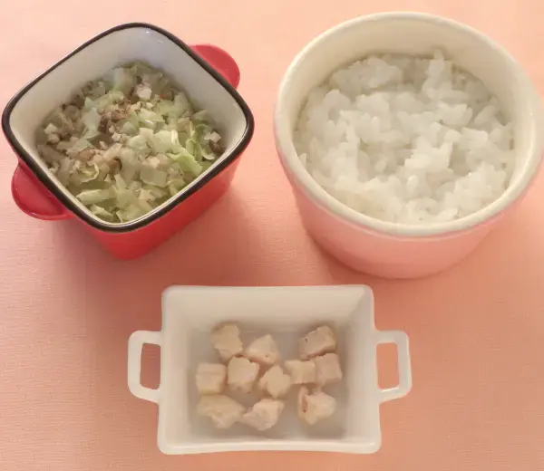 ころころチキン 野菜のレンジ蒸し