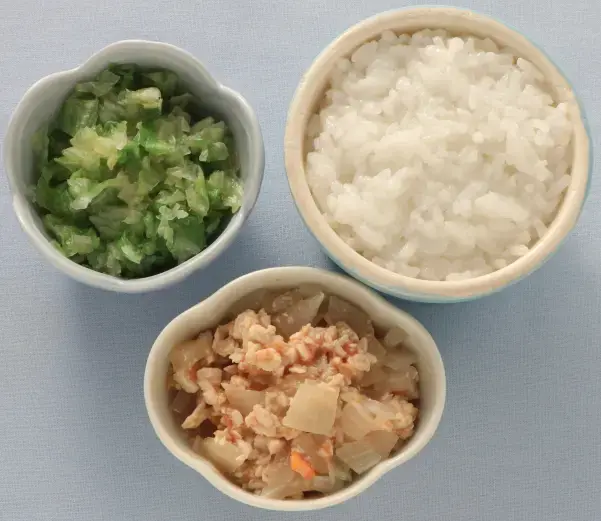ささみと野菜のみそ煮 レタスのお浸し