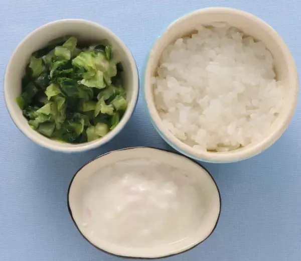 トマトのヨーグルトあえ レタスと胡瓜のサラダ