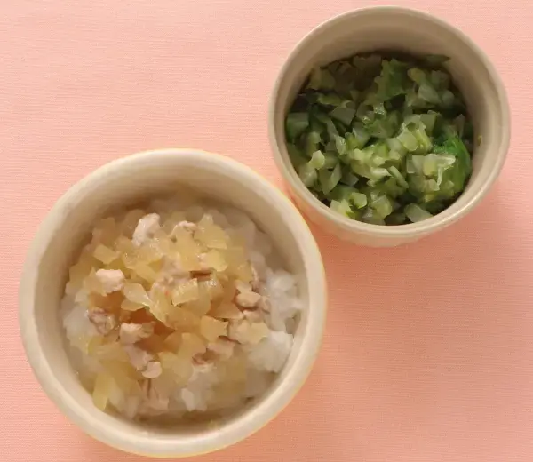 鶏丼 グリーンサラダ