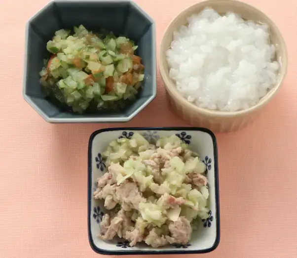 豚肉とキャベツのレンジ蒸し