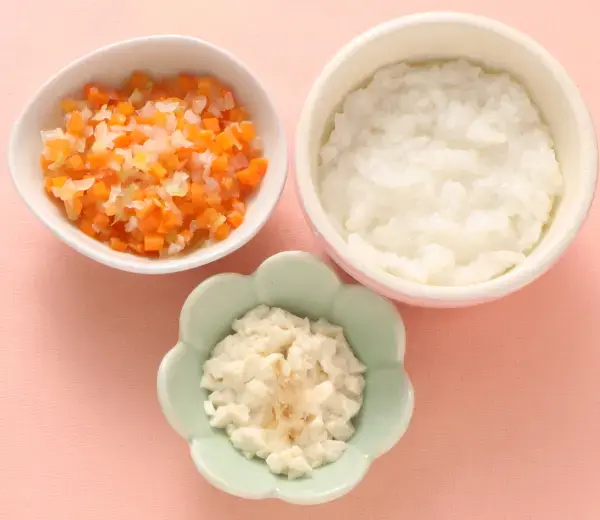 くずし豆腐 野菜のみそ煮