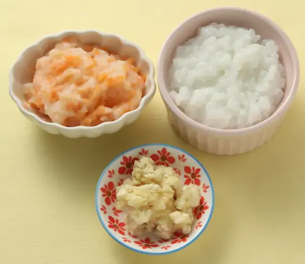 豆腐のとろとろ じゃが芋と人参のマッシュ