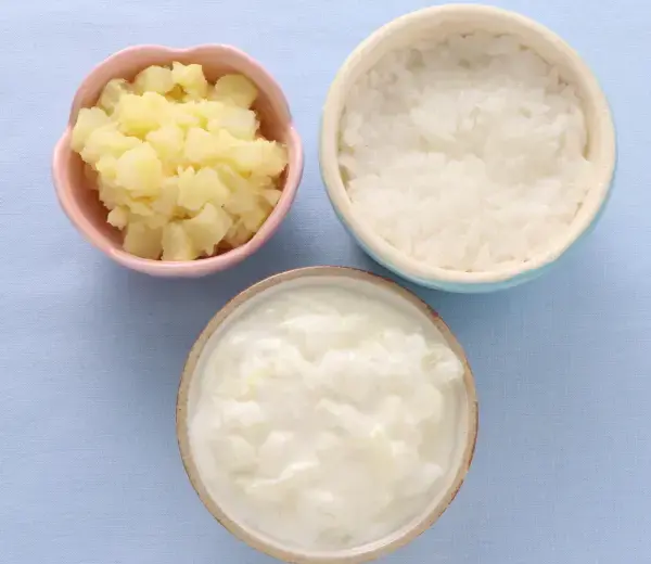 野菜のヨーグルトサラダ つぶしポテト