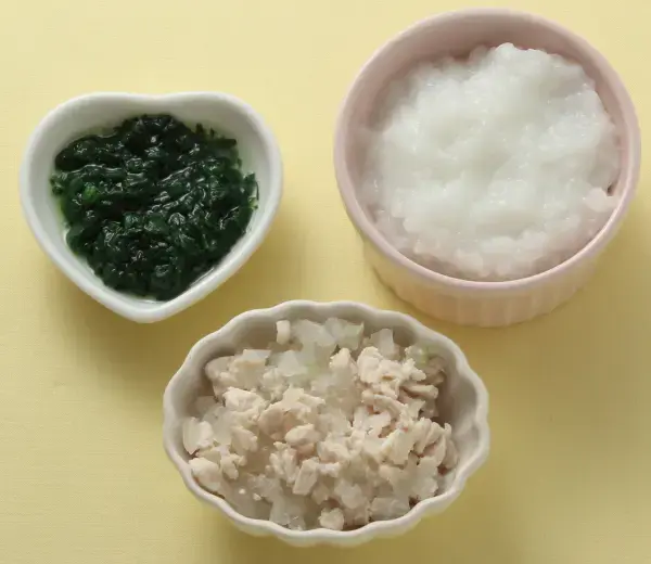 鶏肉と玉葱のやわらか煮 きざみ青菜