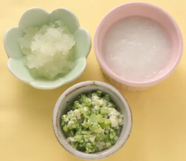 ブロッコリーの豆腐サラダ