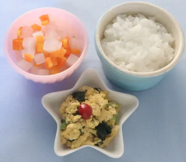 青菜のオムレツ風