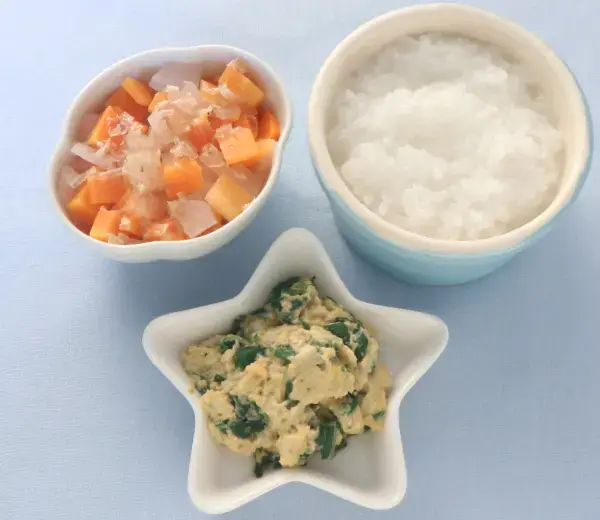 チンゲン菜の卵とじ