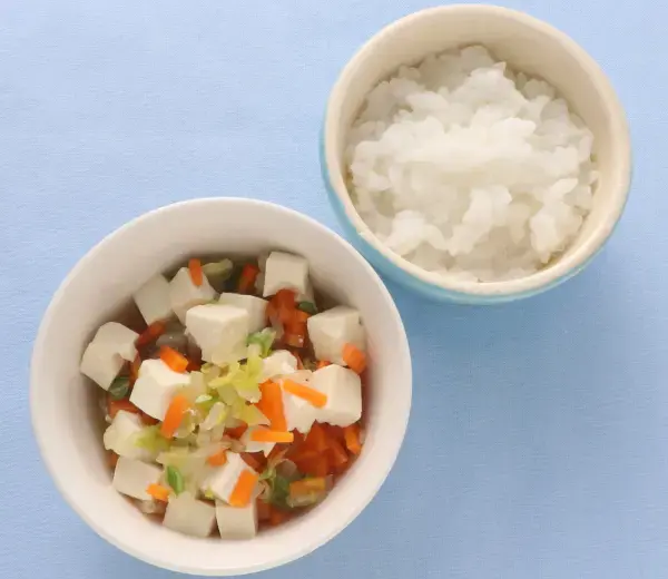 豆腐と野菜の小鍋風 