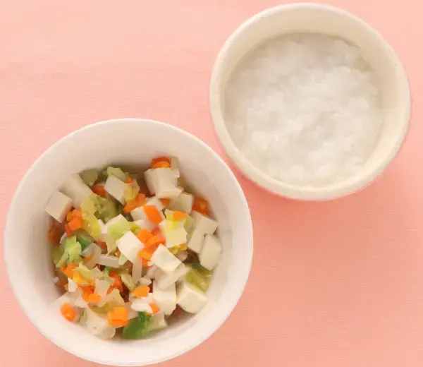 豆腐と野菜の小鍋風
