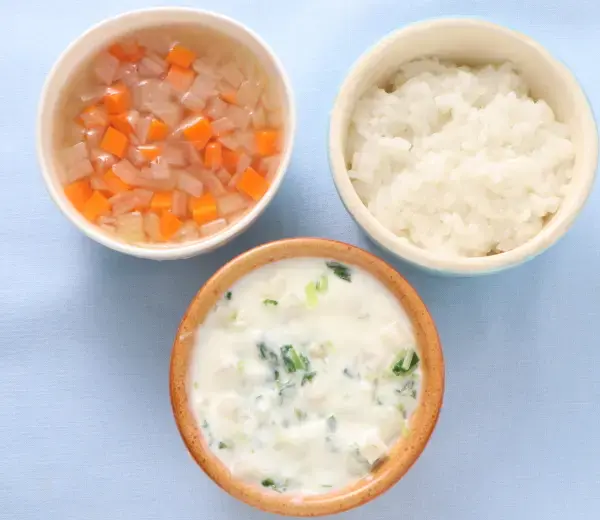 れんこんと水菜のヨーグルトサラダ