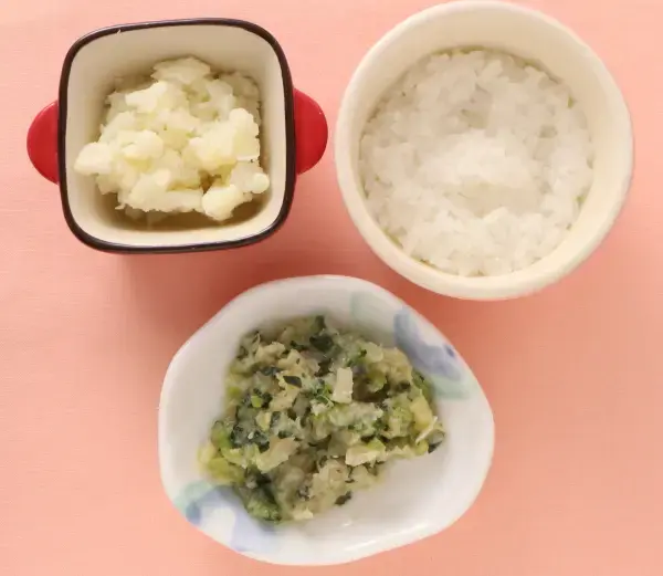 白身魚と野菜のやわらか煮 つぶしポテト