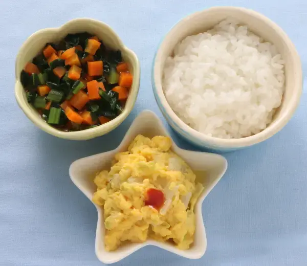 白菜のオムレツ風