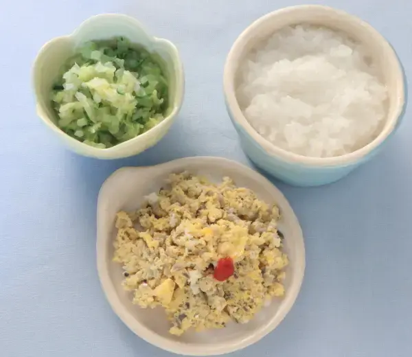 きのこの卵あえ