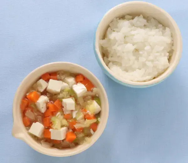 豆腐と野菜の小鍋風