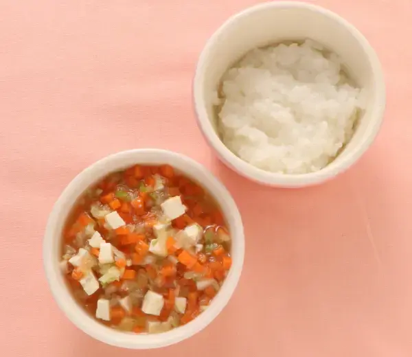 豆腐と野菜の小鍋風 
