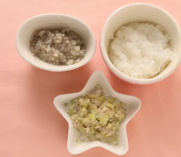 ツナサラダ キャベツときのこの煮もの