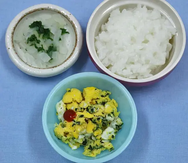 ほうれん草オムレツ