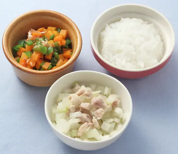 鶏肉と玉葱のレンジ蒸し