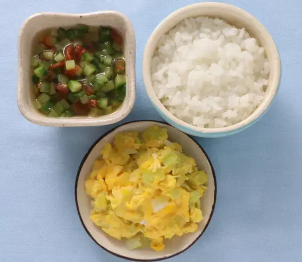 キャベツの卵とじ