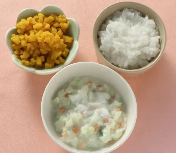 2色野菜のヨーグルトサラダ やわらかかぼちゃ