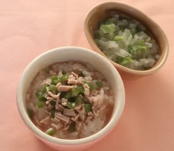 洋風豚丼 二色あえ