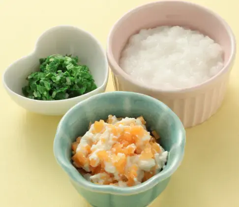 豆腐と人参のサラダ 水菜のすりつぶし