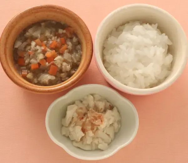 くずし豆腐 野菜汁