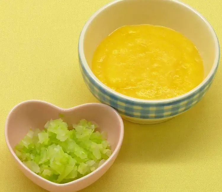 卵がゆ 白菜と大根のやわらか煮