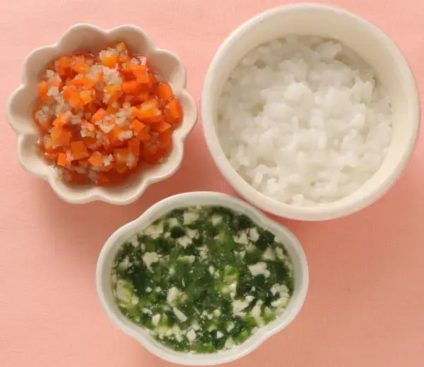 豆腐とレタスのとろみ煮 ごぼうと人参の煮びたし