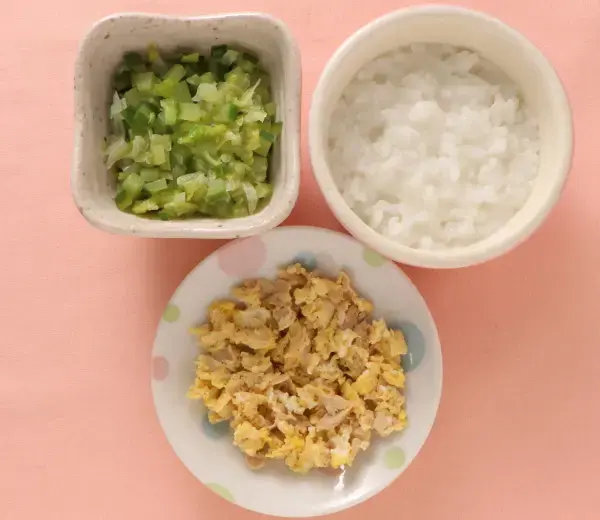 ツナの卵あえ 温野菜サラダ
