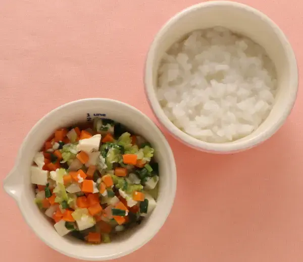 豆腐と野菜のみそ鍋風 