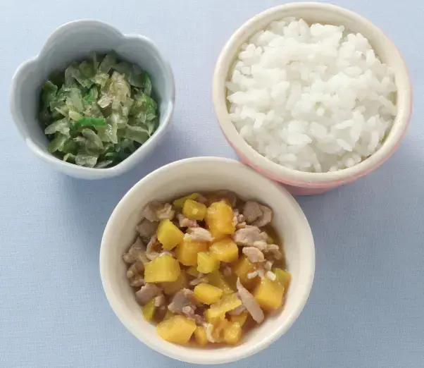 豚肉とかぼちゃのみそ煮