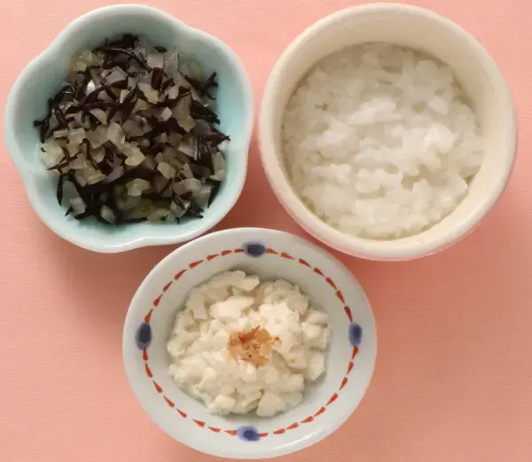 くずし豆腐 ひじきのあえもの